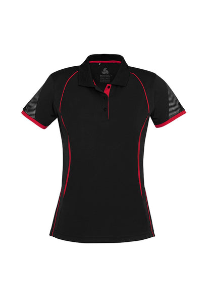 BizCollection P405LS Womens Razor Short Sleeve Polo