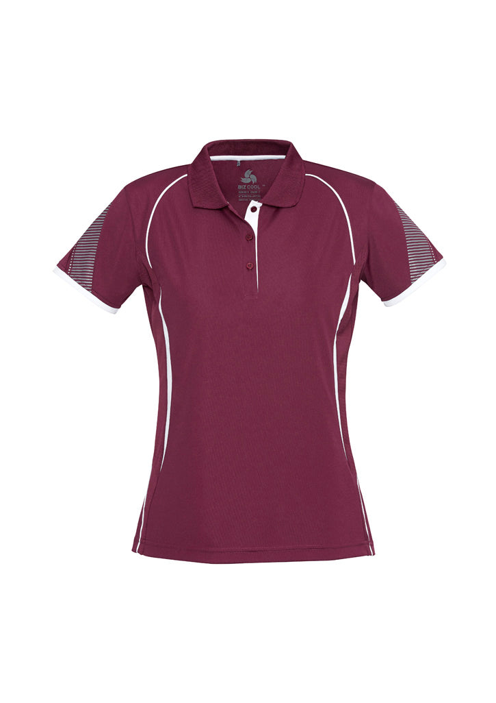 BizCollection P405LS Womens Razor Short Sleeve Polo