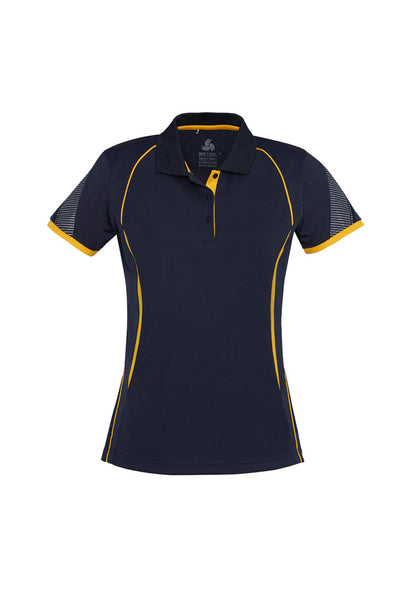 BizCollection P405LS Womens Razor Short Sleeve Polo