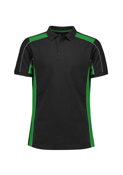 BizCollection P413US Unisex Grid Short Sleeve Polo