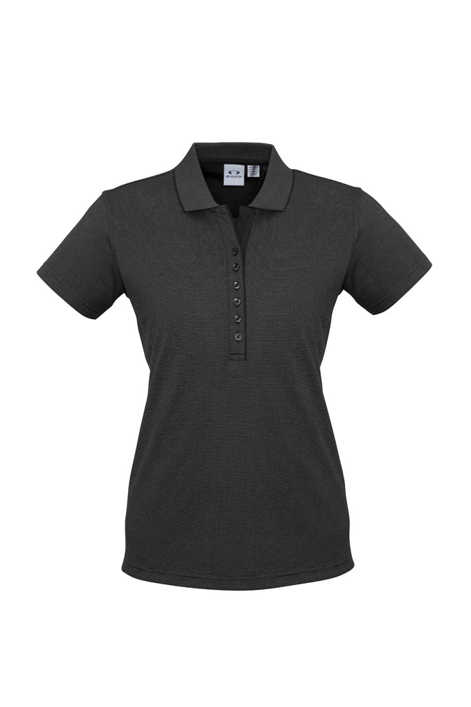 BizCollection P501LS Womens Shadow Short Sleeve Polo