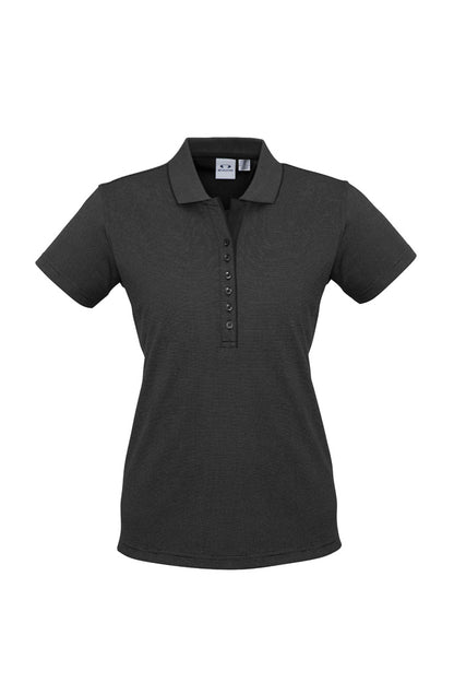BizCollection P501LS Womens Shadow Short Sleeve Polo