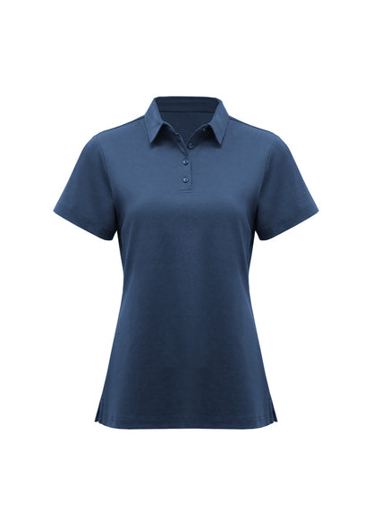 BizCollection P515LS Womens Lotus Short Sleeve Polo - Mineral Blue