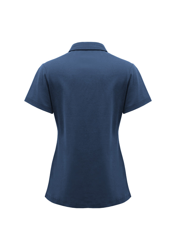 BizCollection P515LS Womens Lotus Short Sleeve Polo - Mineral Blue