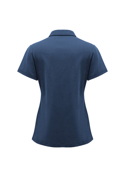 BizCollection P515LS Womens Lotus Short Sleeve Polo - Mineral Blue