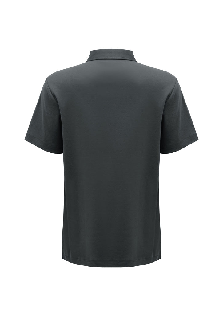 BizCollection P515MS Mens Lotus Short Sleeve Polo - Charcoal