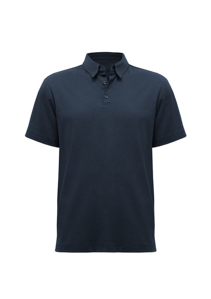BizCollection P515MS Mens Lotus Short Sleeve Polo - Navy