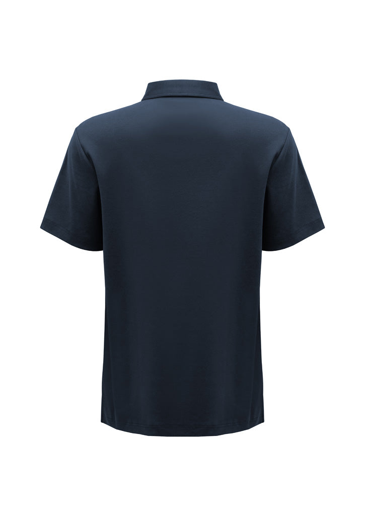 BizCollection P515MS Mens Lotus Short Sleeve Polo - Navy