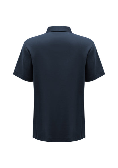 BizCollection P515MS Mens Lotus Short Sleeve Polo - Navy