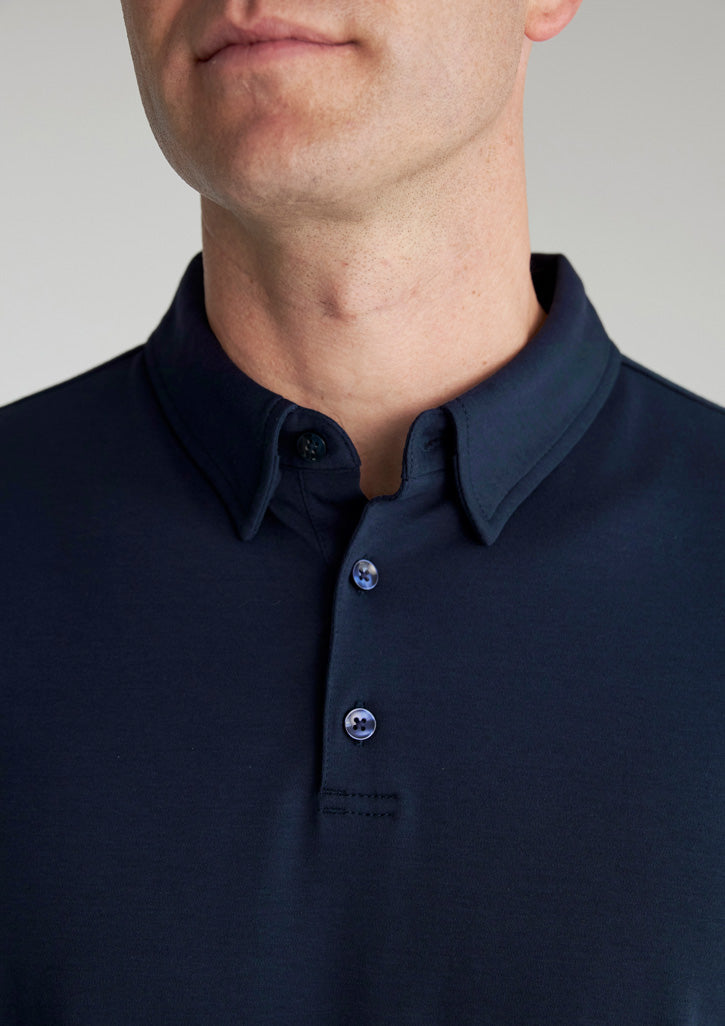 BizCollection P515MS Mens Lotus Short Sleeve Polo - Navy