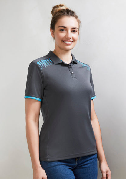 BizCollection P900LS Womens Galaxy Short Sleeve Polo