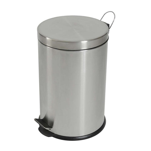 Max Global Products PB-SS-20 Bin Pedal Stainless Steel 20L