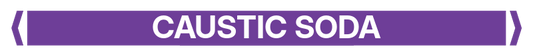 Max Global Products PM118 Pipe Markers, , Pack/10 - Caustic Soda (Violet)