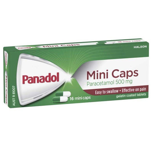 HALEON AUST PMC16 Panadol Mini Capsules 500mg 16