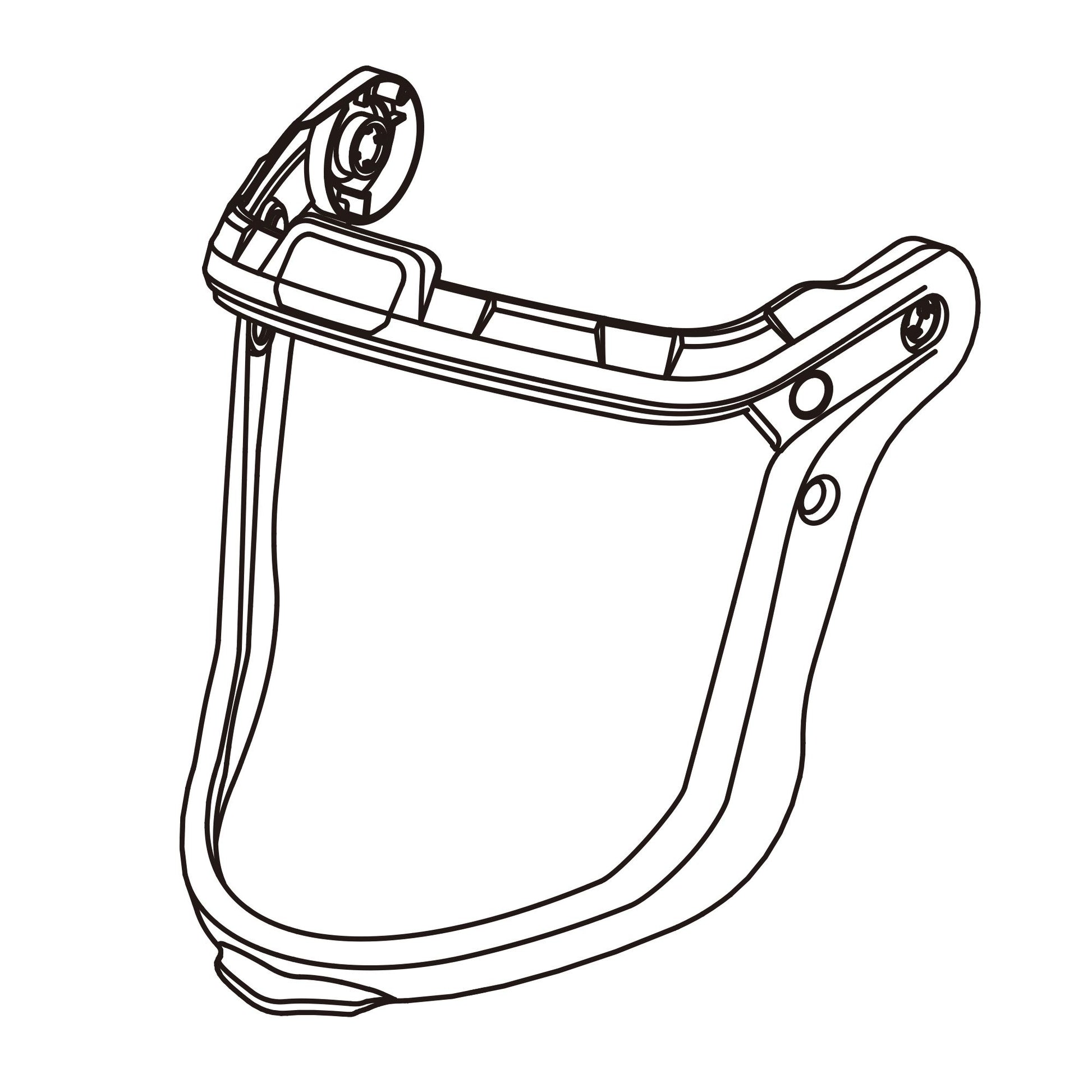 PIP Vanguard G4 Visor Frame Assembly