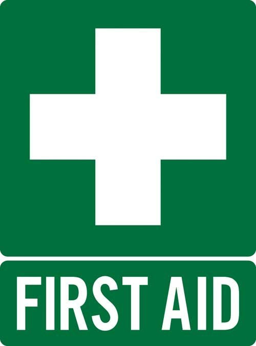Max Global Products PS1BM First Aid Sign, Metal, 225 x 300mm