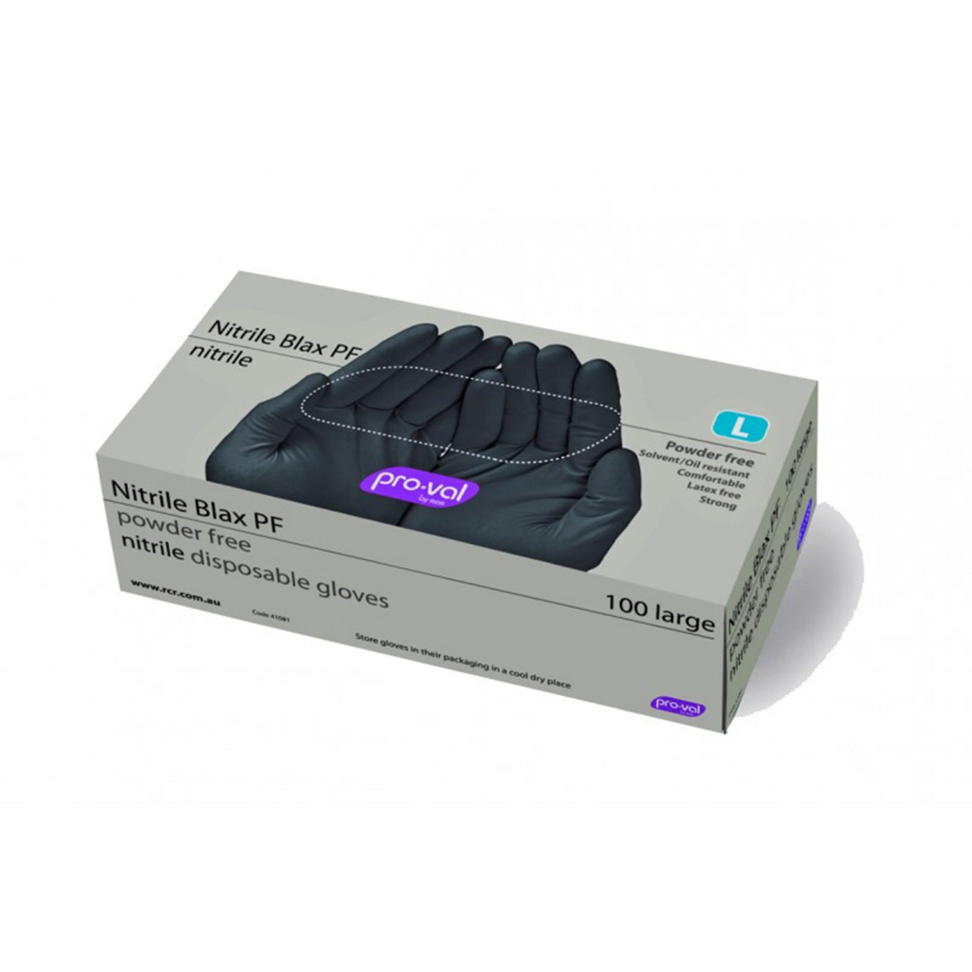 41079 Proval Blax Nitrile Disposable Glove
