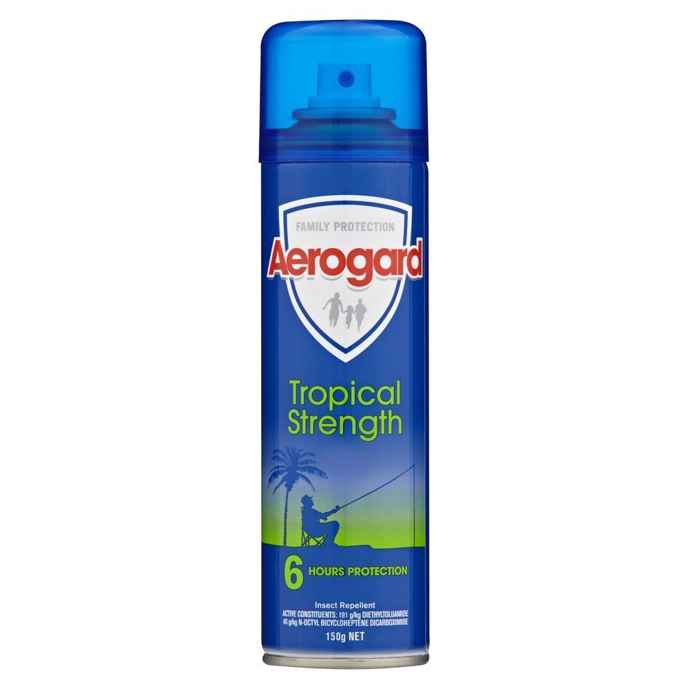 RECKITT BENCKISER R0050480 Aerogard Tropical Strength Aerosol 150g