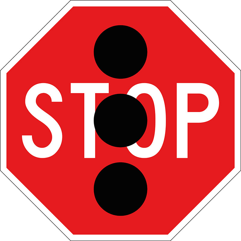 Max Global Products R1-4 Traffic Signal Stop, Octagon