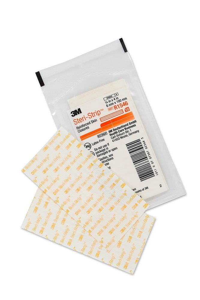 SOLVENTUM 3M1546 Steri-Strip Skin Closures 6mm x 100mm Pack of 10