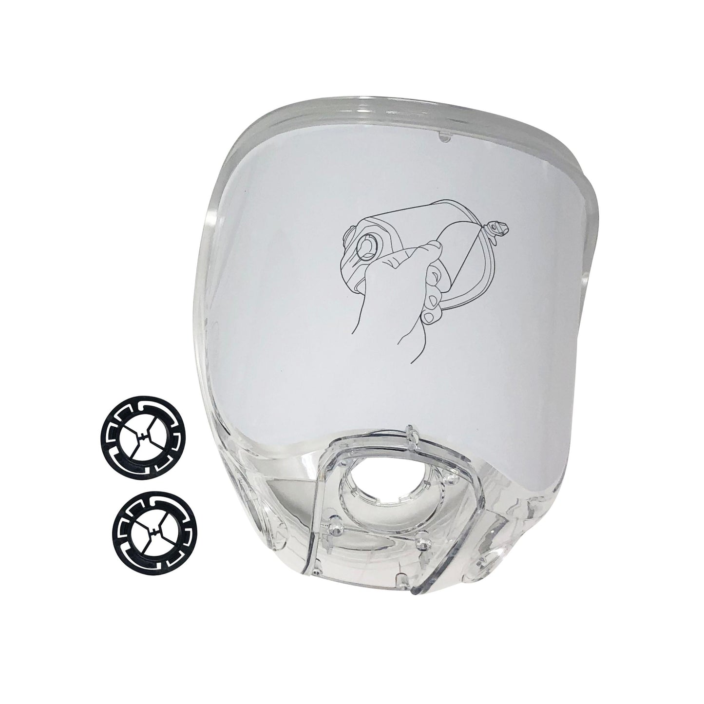 Force360 Corpro Full Face Visor Plus Pack
