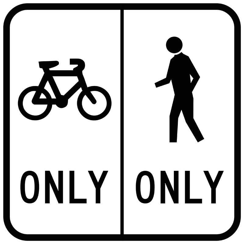Max Global Products R8-2 Shared Path (Symbolic) Sign