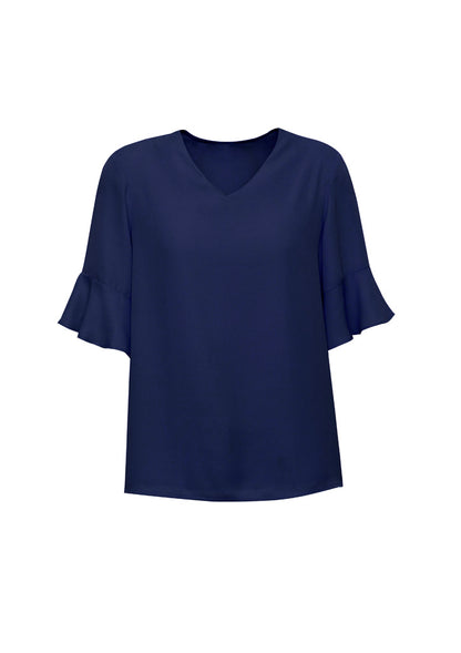 BizCorporate RB966LS Womens Aria Fluted Sleeve Blouse product front