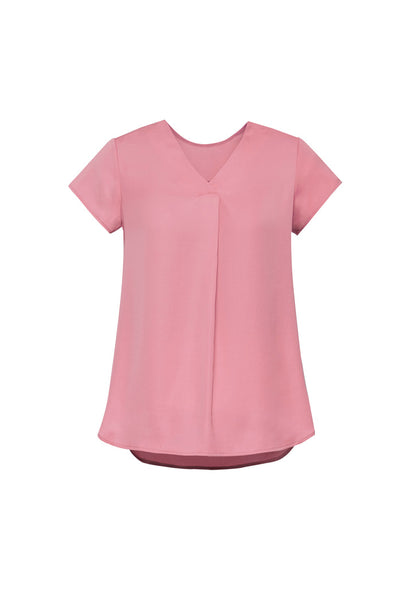 BizCorporate RB967LS Womens Kayla V-Neck Pleat Blouse product front