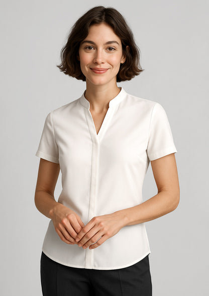 BizCorporate RB977LS Womens Juliette Short Sleeve Blouse