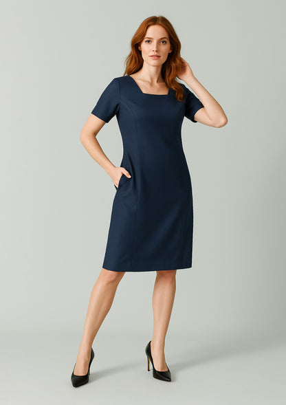 BizCorporate RD409L Womens Renew Short Sleeve Dress
