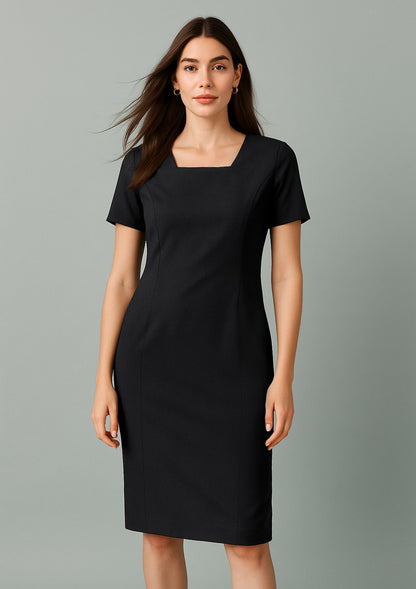 BizCorporate RD409L Womens Renew Short Sleeve Dress