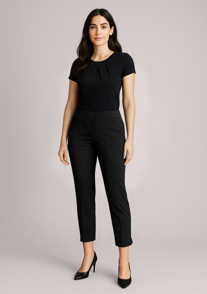 BizCorporate RGP308L Womens Siena 7/8 Mid-waist Slim Leg Pant