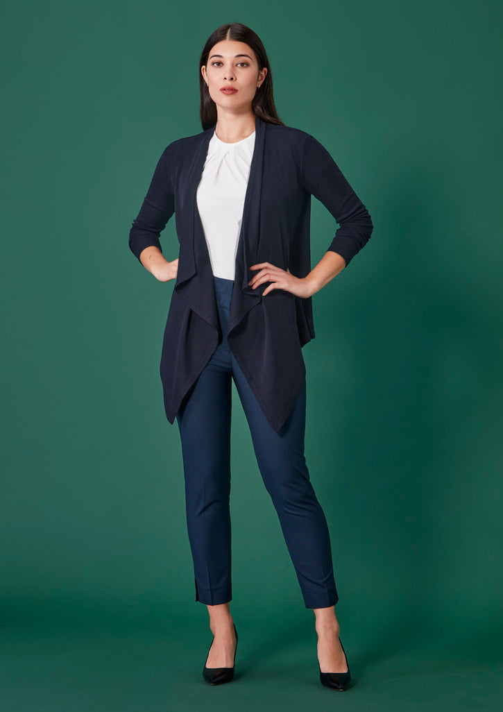 BizCorporate RGP406L Womens Renew 7/8 Mid-Waist Slim Leg Pant