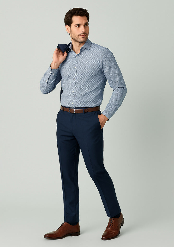 BizCorporate RGP407M Mens Renew Slim Fit Flat Front Pant