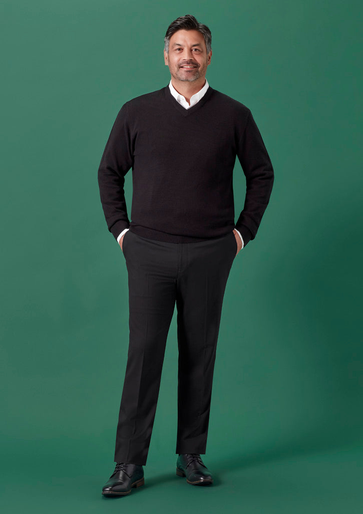 BizCorporate RGP407M Mens Renew Slim Fit Flat Front Pant