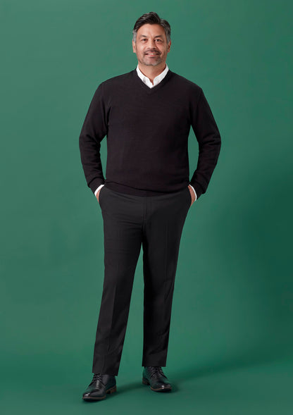 BizCorporate RGP407M Mens Renew Slim Fit Flat Front Pant