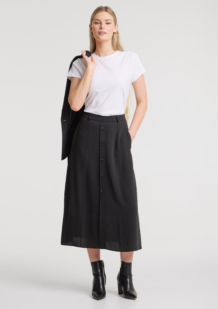 BizCorporate RGS2670L Womens Sammy Skirt - Black
