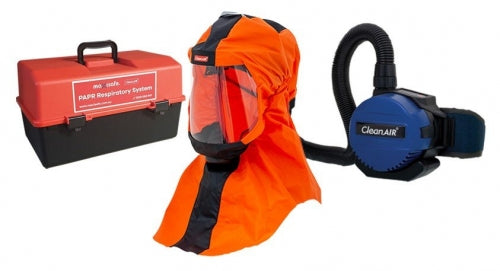 CleanAIR RLH1132A Long Hood CA-2 with Basic PAPR and storage container