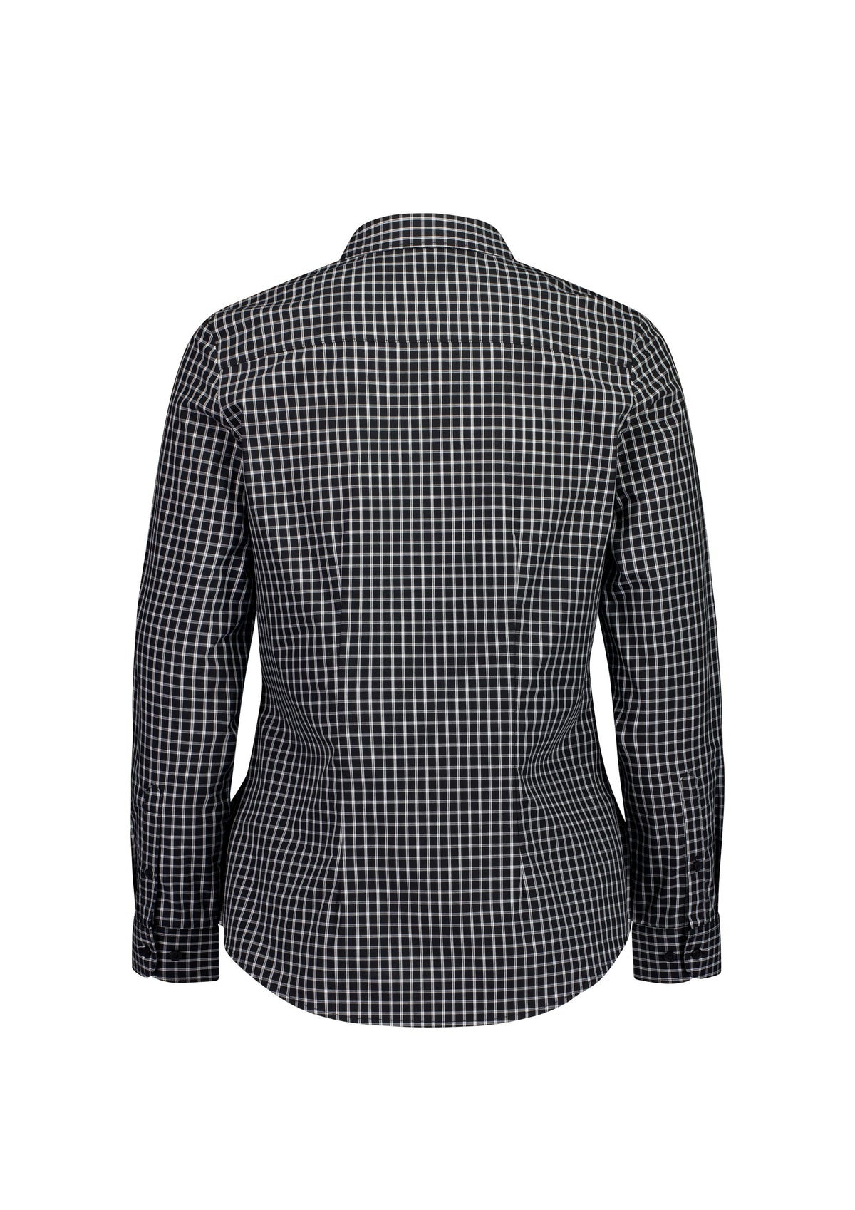BizCorporate RS670WL Womens Noah Long Sleeve Shirt - Black/White
