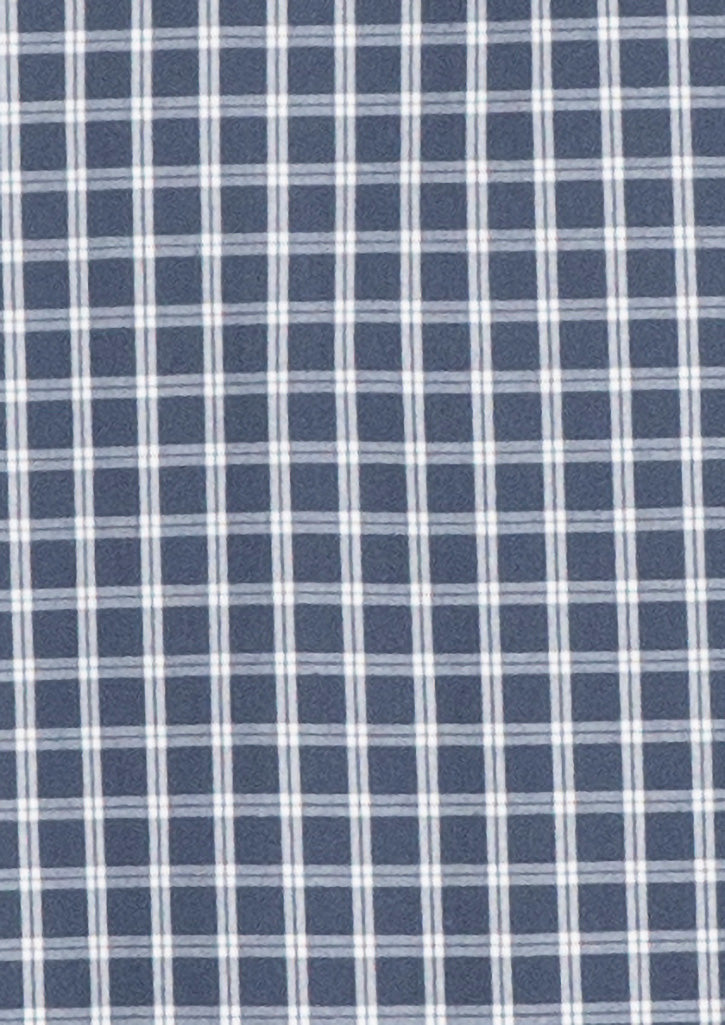 BizCorporate RS670WL Womens Noah Long Sleeve Shirt - Storm Blue/White Check