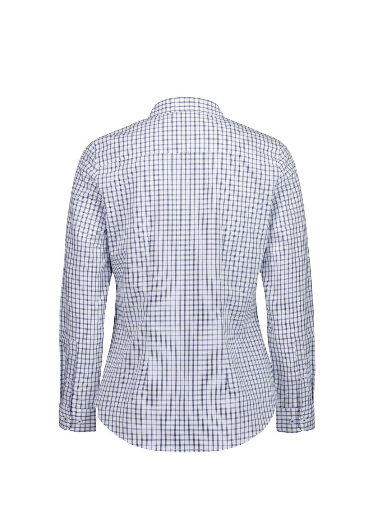 BizCorporate RS670WL Womens Noah Long Sleeve Shirt - White/Blue