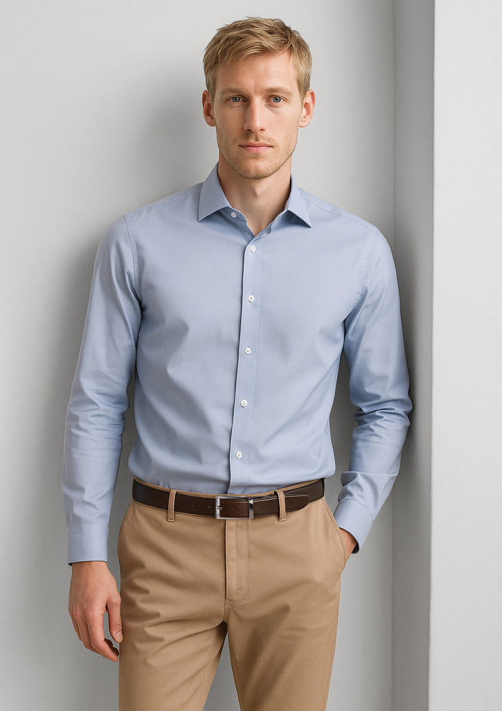 BizCorporate RS969ML Mens Charlie Slim Fit Long Sleeve Shirt
