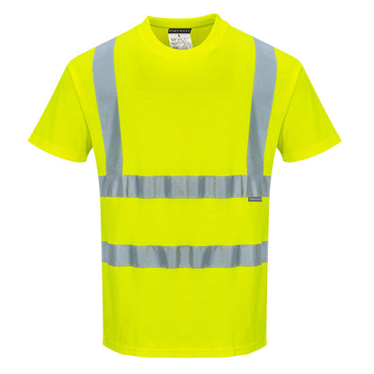 Portwest Cotton Comfort T-Shirt S/S in Yellow