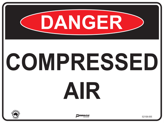 Max Global Products S2158 Danger Compressed Air Sign