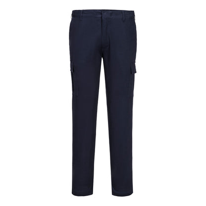 Portwest WX2 Stretch Slim Fit Cargo Pants in Navy