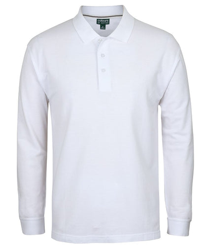 C of C L/S Pique Polo Black