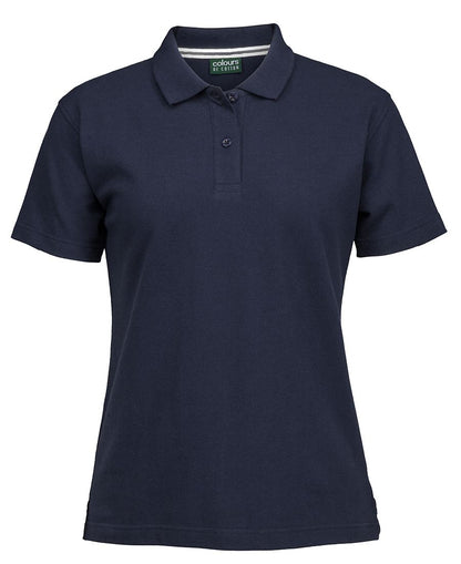 C of C Ladies Pique Polo Black