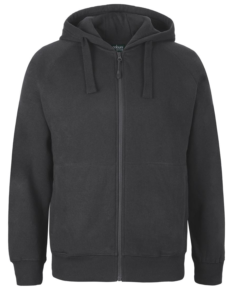 C of C Full Zip Fleecy Hoodie Black -S