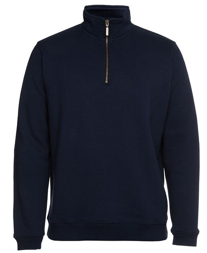 C of C Brass 1/2 Zip Sweat Black -2Xs