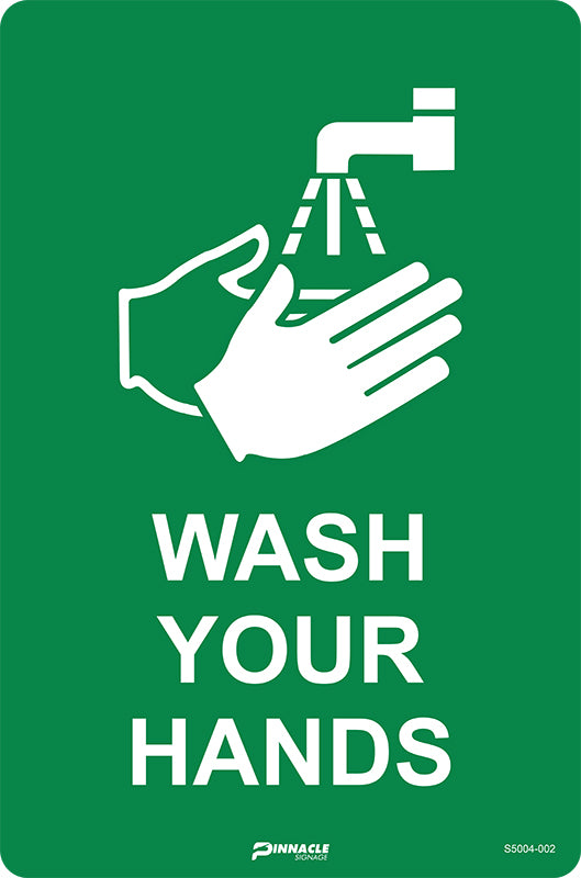 Max Global Products S5004 Wash Your Hands Sign